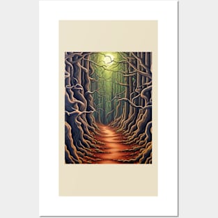 Forest Pathway Posters and Art